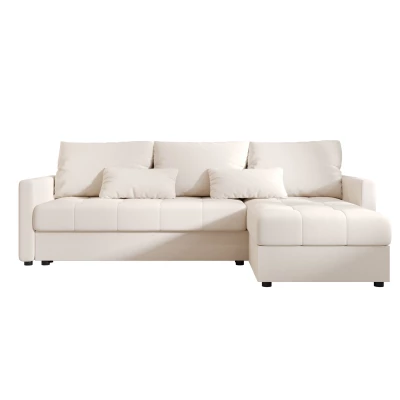 Rozkládací sedací souprava ADELINDE - smetanová, pravý roh