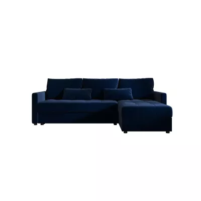 Rozkládací sedací souprava ADELINDE - tmavě modrá, pravý roh