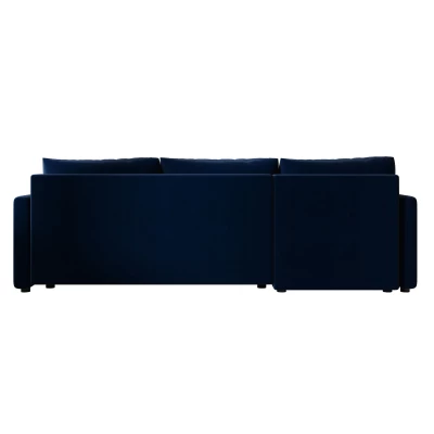 Rozkládací sedací souprava ADELINDE - tmavě modrá, pravý roh