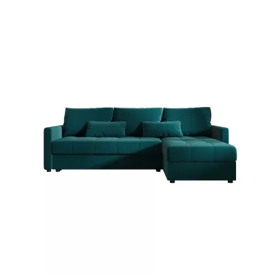 Rozkládací sedací souprava ADELINDE - petrolejová, pravý roh
