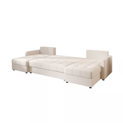 Rozkládací sedací souprava do U ADELINDE - smetanová