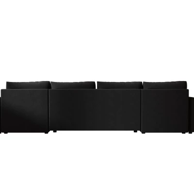 Rozkládací sedací souprava do U ADELINDE - černá 1