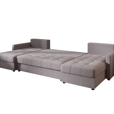 Rozkládací sedací souprava do U ADELINDE - šedá