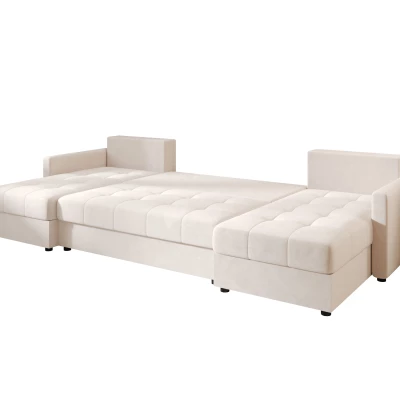 Rozkládací sedací souprava do U ADELINDE - krémová