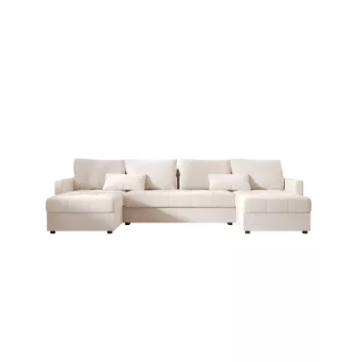 Rozkládací sedací souprava do U ADELINDE - krémová