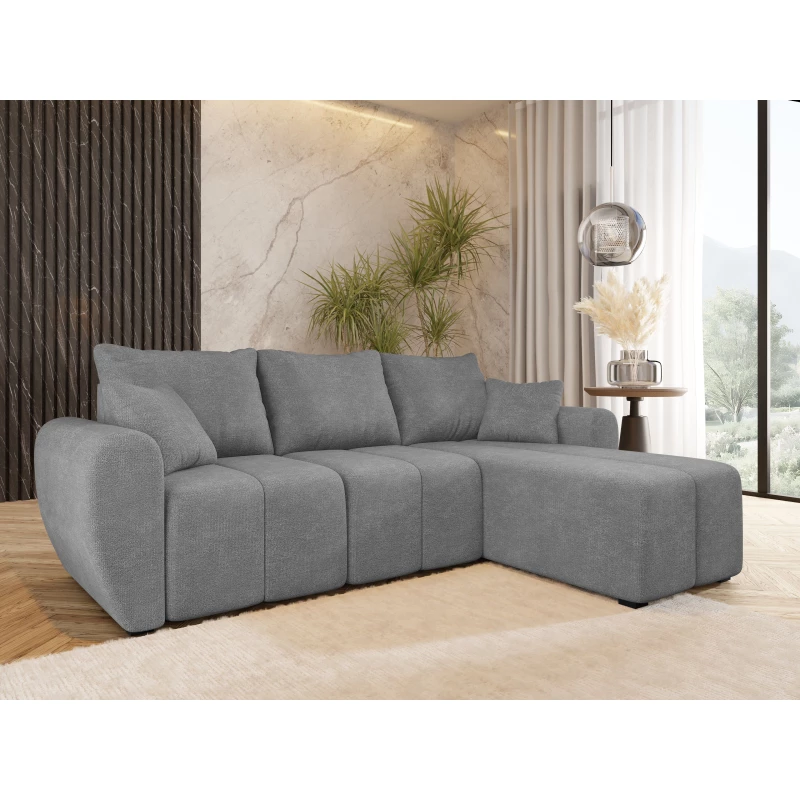 Designová rozkládací sedačka BIANA - šedá