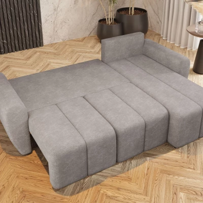 Designová rozkládací sedačka BIANA - tmavě šedá