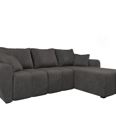 Designová rozkládací sedačka BIANA - tmavě šedá