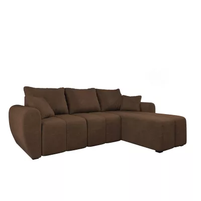 Designová rozkládací sedačka BIANA - hnědá