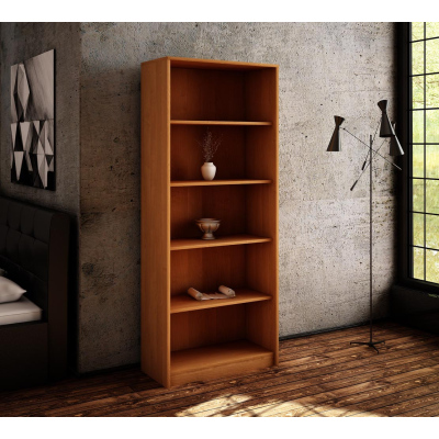 VÝPRODEJ - Vysoký policový regál TOMAI - olše