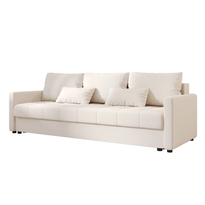 Rozkládací pohovka ADELINDE - smetanová