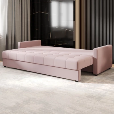 Rozkládací pohovka ADELINDE - růžová