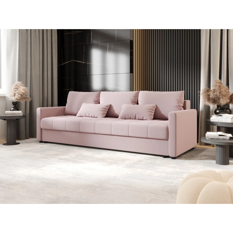 Rozkládací pohovka ADELINDE - růžová