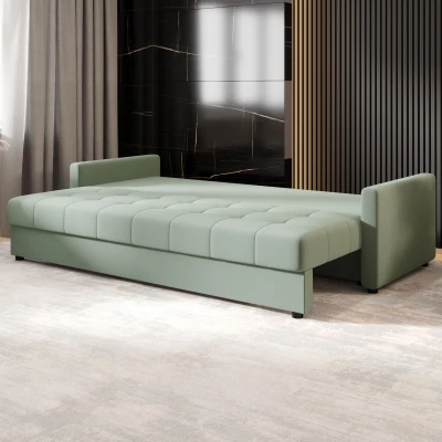 Rozkládací pohovka ADELINDE - zelená