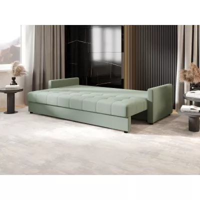 Rozkládací pohovka ADELINDE - zelená