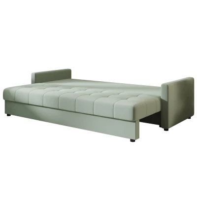 Rozkládací pohovka ADELINDE - zelená