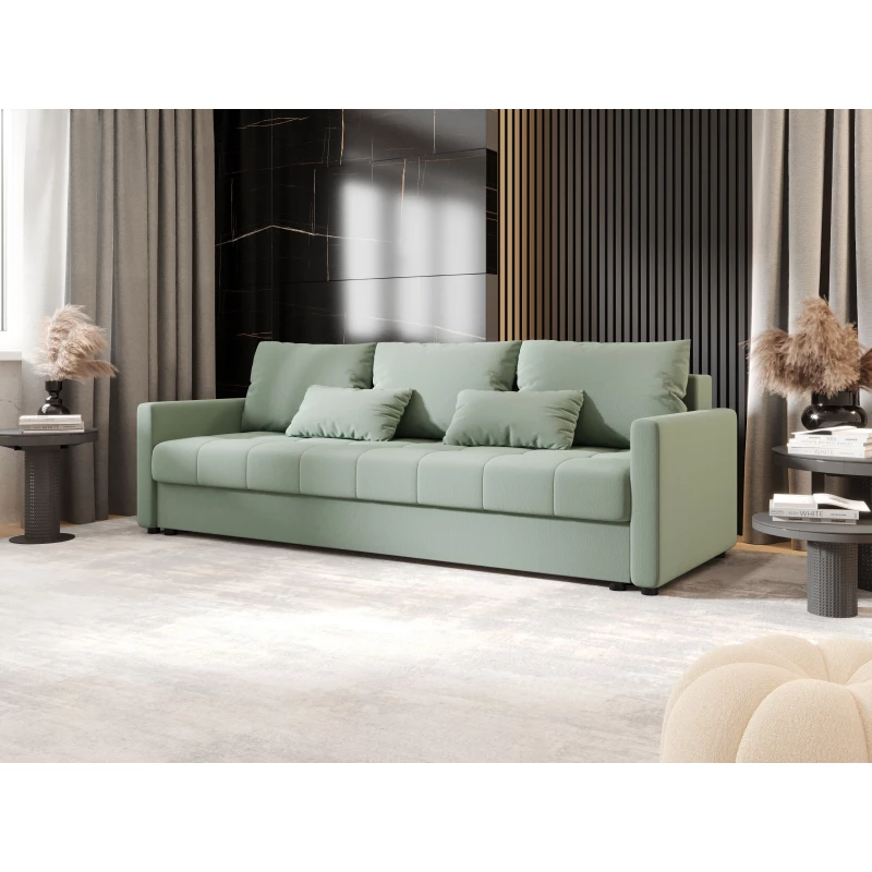 Rozkládací pohovka ADELINDE - zelená