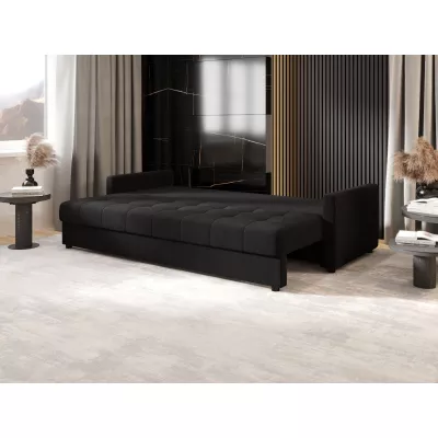 Rozkládací pohovka ADELINDE - černá 1