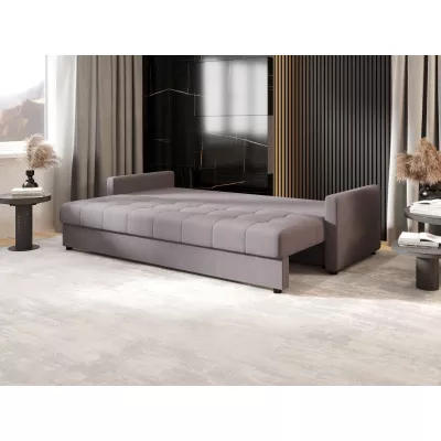 Rozkládací pohovka ADELINDE - šedá