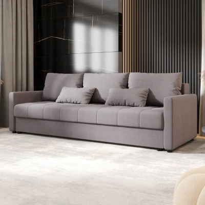 Rozkládací pohovka ADELINDE - šedá