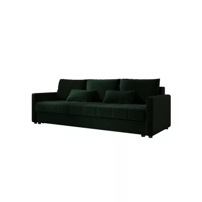 Rozkládací pohovka ADELINDE - tmavě zelená