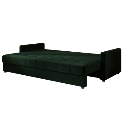 Rozkládací pohovka ADELINDE - tmavě zelená