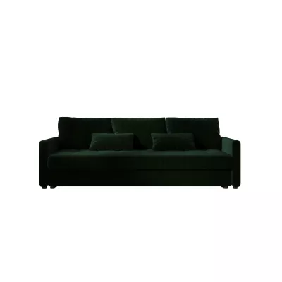 Rozkládací pohovka ADELINDE - tmavě zelená