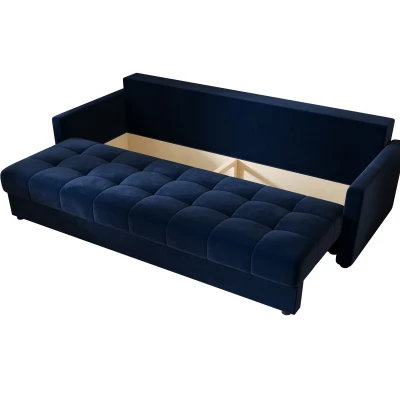 Rozkládací pohovka ADELINDE - tmavě modrá