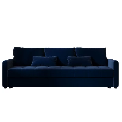 Rozkládací pohovka ADELINDE - tmavě modrá