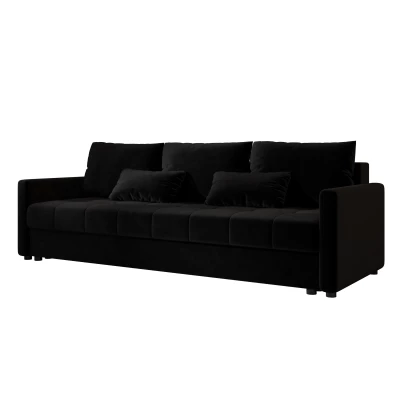 Rozkládací pohovka ADELINDE - černá 2