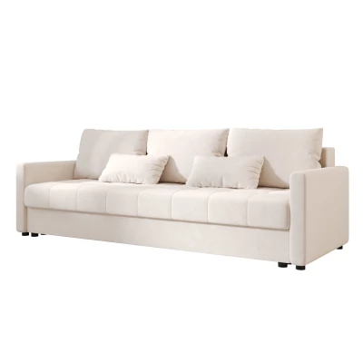 Rozkládací pohovka ADELINDE - krémová