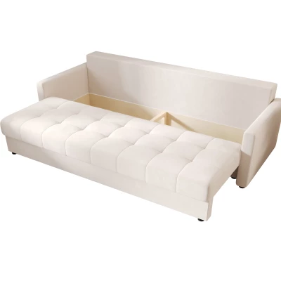 Rozkládací pohovka ADELINDE - krémová