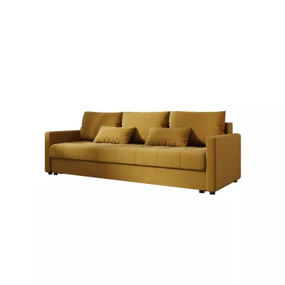 Rozkládací pohovka ADELINDE - hořčicová