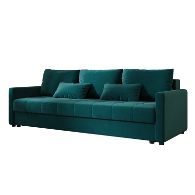 Rozkládací pohovka ADELINDE - petrolejová