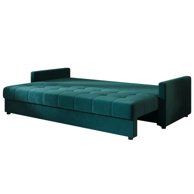 Rozkládací pohovka ADELINDE - petrolejová