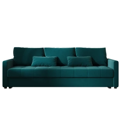 Rozkládací pohovka ADELINDE - petrolejová