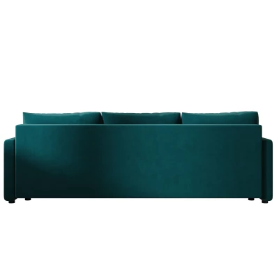 Rozkládací pohovka ADELINDE - petrolejová