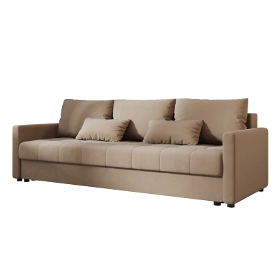 Rozkládací pohovka ADELINDE - hnědá