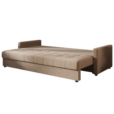 Rozkládací pohovka ADELINDE - hnědá