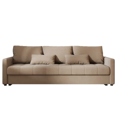 Rozkládací pohovka ADELINDE - hnědá