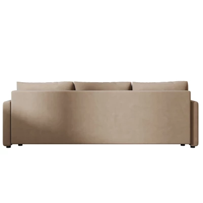 Rozkládací pohovka ADELINDE - hnědá