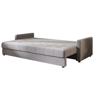 Rozkládací pohovka ADELINDE - světle šedá