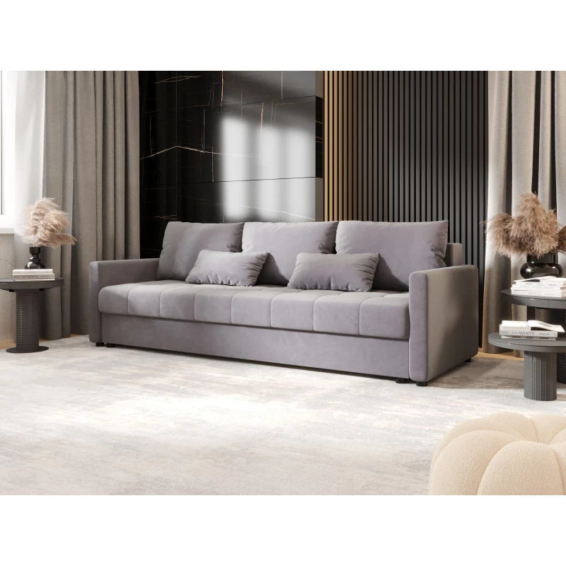 Rozkládací pohovka ADELINDE - světle šedá