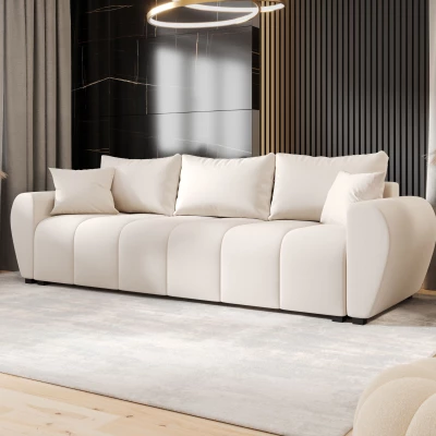 Rozkládací pohovka LUKAVA - smetanová