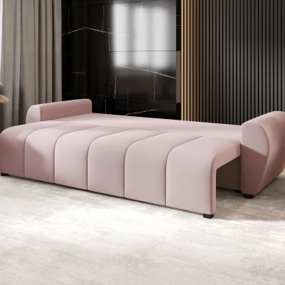 Rozkládací pohovka LUKAVA - růžová