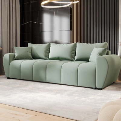 Rozkládací pohovka LUKAVA - zelená