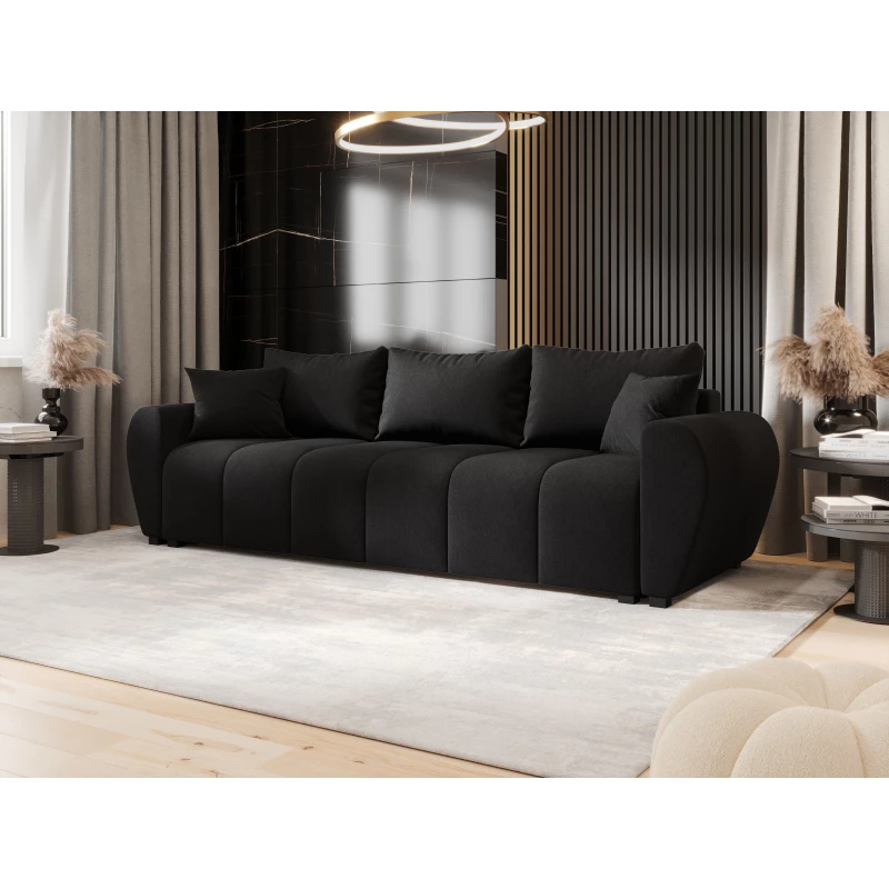 Rozkládací pohovka LUKAVA - černá 1