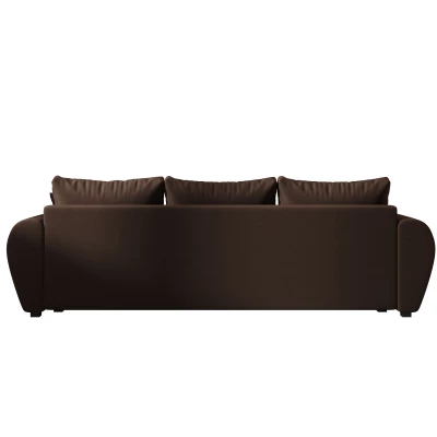 Rozkládací pohovka LUKAVA - tmavě hnědá