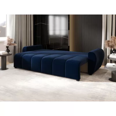 Rozkládací pohovka LUKAVA - tmavě modrá