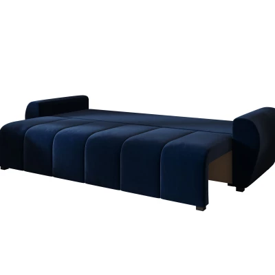 Rozkládací pohovka LUKAVA - tmavě modrá